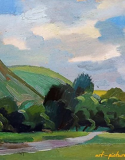 купить "Этюд.Башкирия." картон, масло 