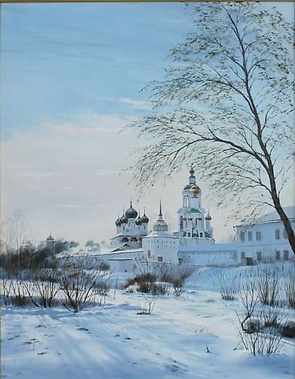 buy "Tolga Monastery, oil on canvas."