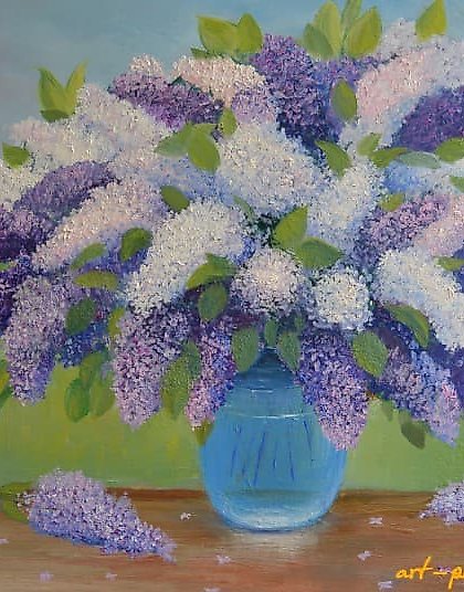 购买 温柔的丁香 油画