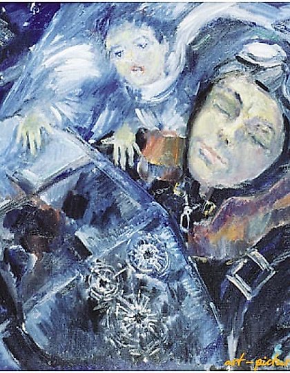 buy "Last Flight of Captain St. X - Canvas, Oil"