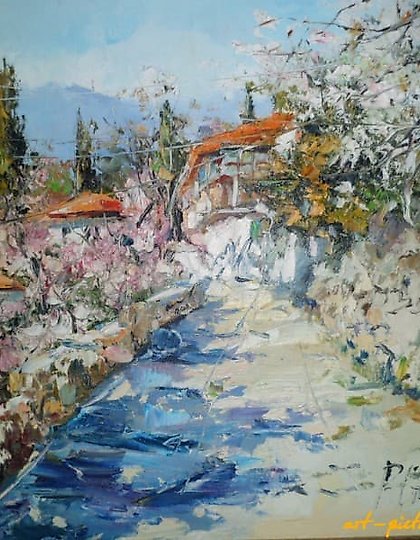 купить Цветущие деревья