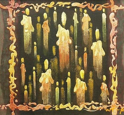 buy "Candles, oil, canvas"