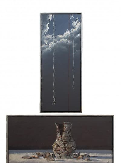 购买 雪上的壶,油画,画布