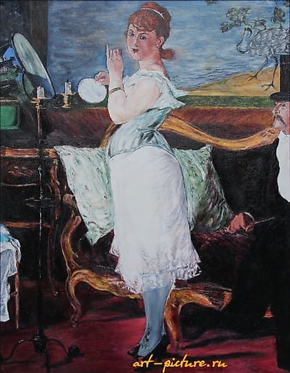 buy "Nana (copy of Édouard Manet) canvas, oil"
