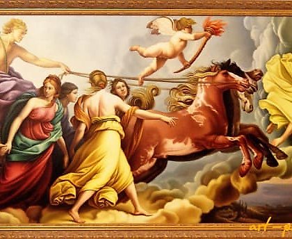buy "Aurora" based on the works of G. Reni, canvas, oil.