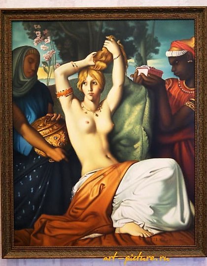 购买 Т. Шоссери "Туалет Эсфири" холст, масло 的简体中文翻译是：

T. Шоссери《埃斯菲里的洗手间》帆布，油画