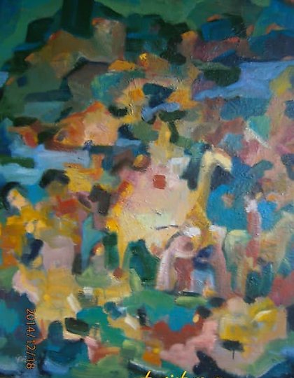 buy Silk Road. "Nowruz." Canvas oil.