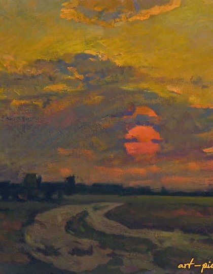 купить "Дорога" масло, холст 