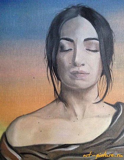 buy "Praying for a miracle, oil on canvas."