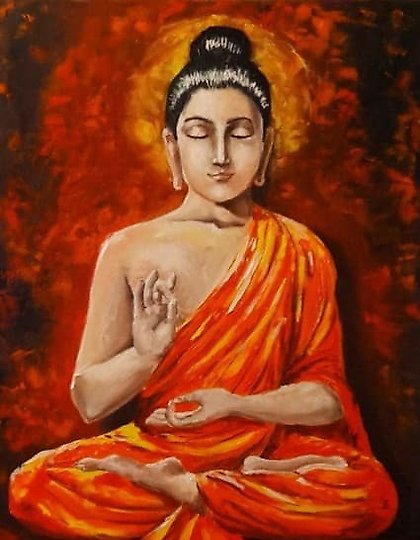 купить Будда масло, холст 