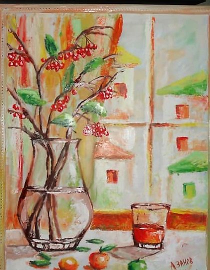 buy "Still Life by the Window, Autumn, oil on canvas."