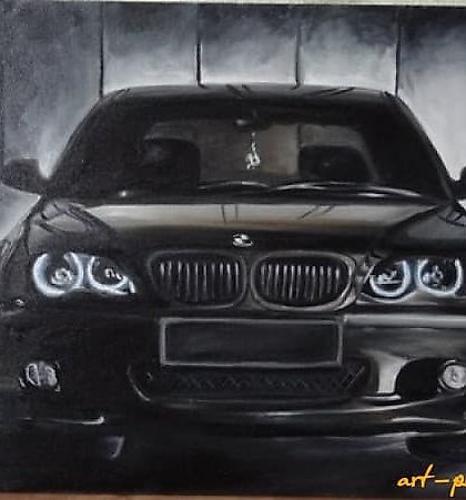 buy The translation of "BMW масло, холст" into English is "BMW oil, canvas."