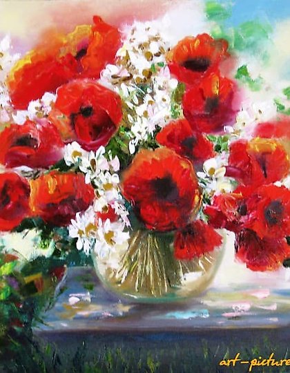 buy The translation of "Маки холст, масло" into English is "Poppies, canvas, oil."