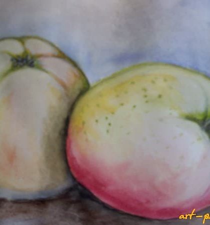 buy "Rejuvenating apples watercolor, paper"