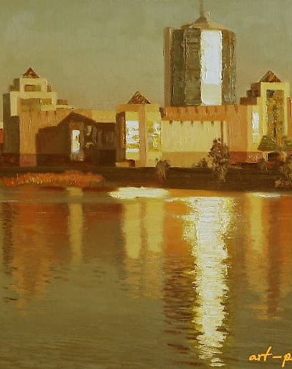 buy "Warm Evening, canvas, oil"