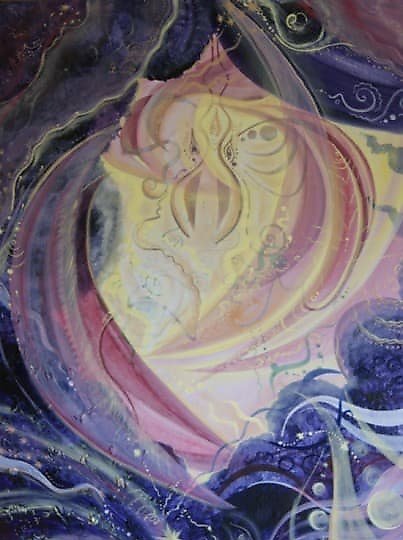 购买 神秘 油画布，丙烯，油画