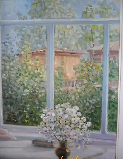 buy Still Life with Roadside Daisies, canvas, oil paint.