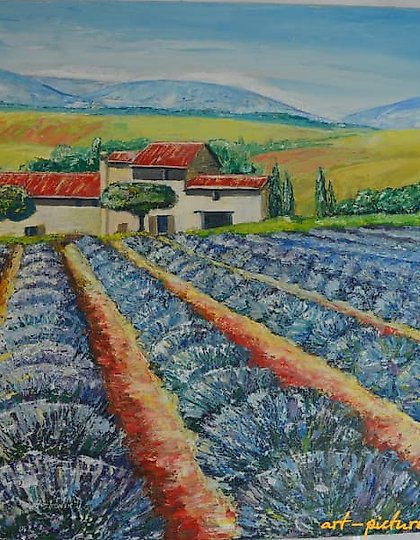 购买 普罗旺斯的气息 布面油画