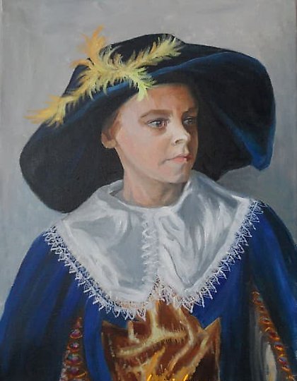 купить Портрет сына Холст, масло 