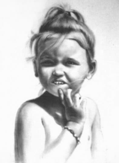 购买 女孩在阳光下 纸,油画,干画笔