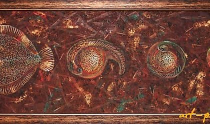 购买 油画，画布，画笔，调色刀