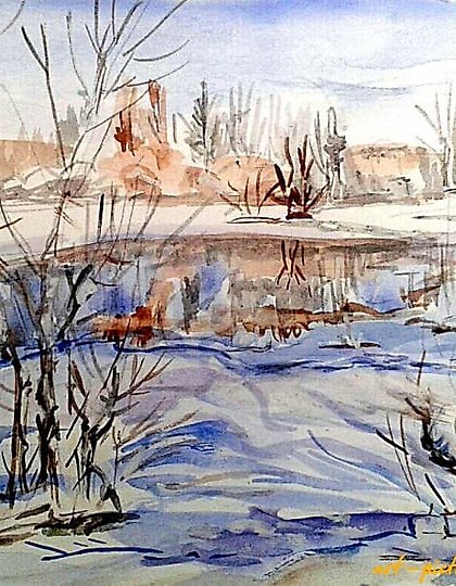 购买 早春 纸,水彩