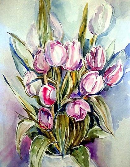 buy The translation of "Привет весне бумага, акварель" into English is "Hello spring, paper, watercolor."