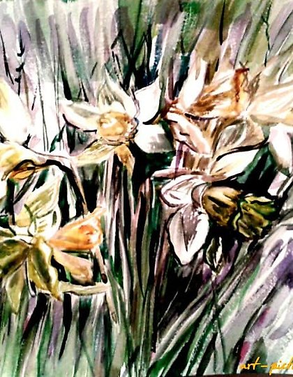 购买 “Nарциссы” translates to “水仙” in simplified Chinese.