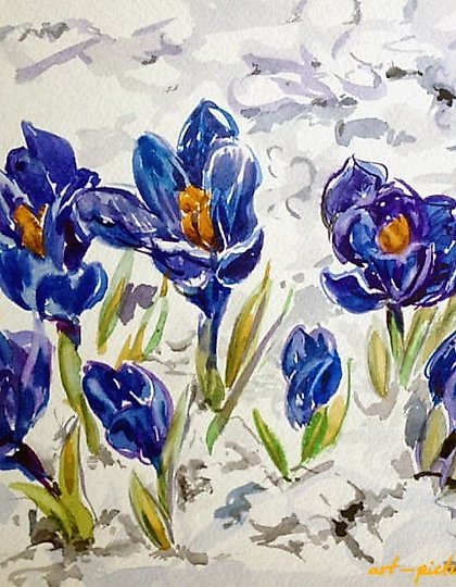 购买 预感 纸，水彩