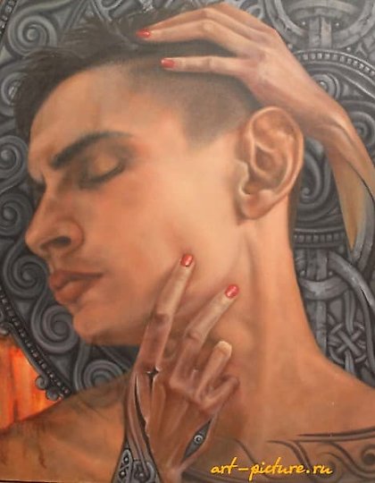 buy The translation of "Соблазн холст, масло" into English is "Temptation canvas, oil."