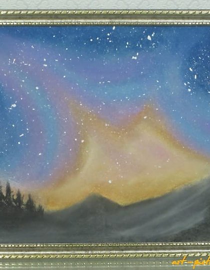 购买 星空纸。粉彩