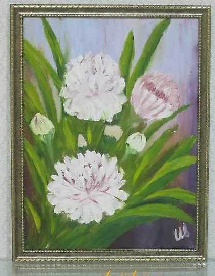 buy "Peonies, canvas, oil"