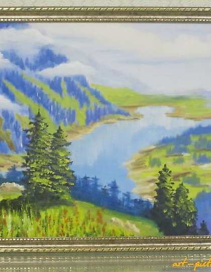 购买 乡间风光 布面油画