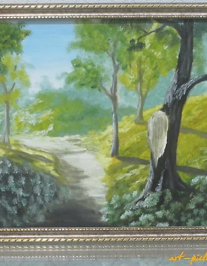 buy "Sunny Pathway, canvas, oil"