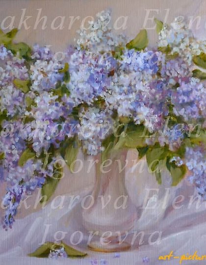 buy "Lilac, canvas, oil"