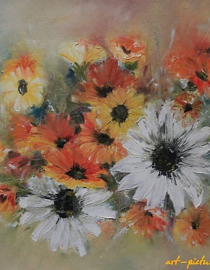 buy "Flower Mood oil on canvas"