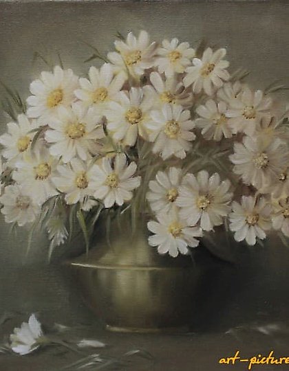 buy "Flowers in a Vase, oil on canvas"
