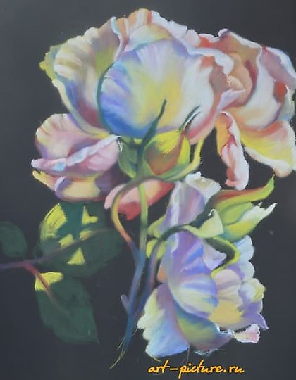 купить «Ночь» Пастель, бумага. 