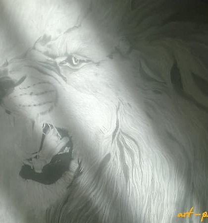 купить Лев карандаш 