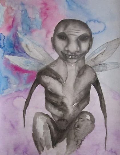 купить Мотылёк акварель,карандаш,акварельная бумага 