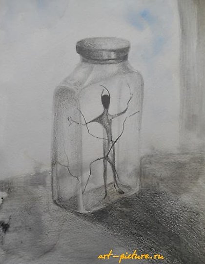 buy In the bank: watercolor, pencil, watercolor paper.