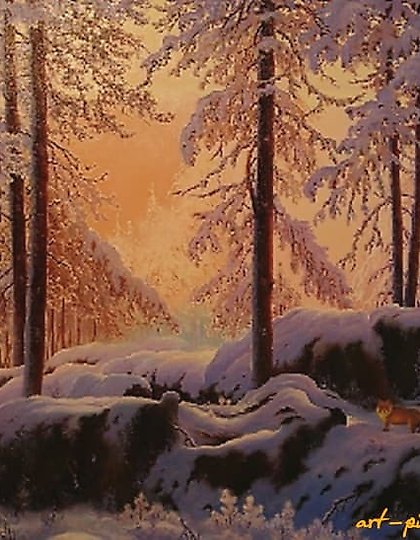buy "Morning on Valaam, oil on canvas."