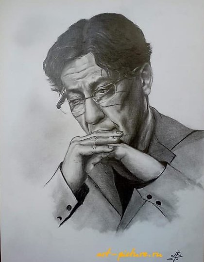 купить Портрет на заказ Простой карандаш, бумага. 