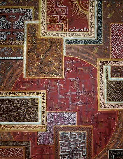 购买 马拉喀什 布面油画,丙烯