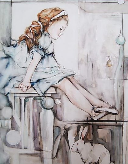 купить "Сон" акварель, бумага 