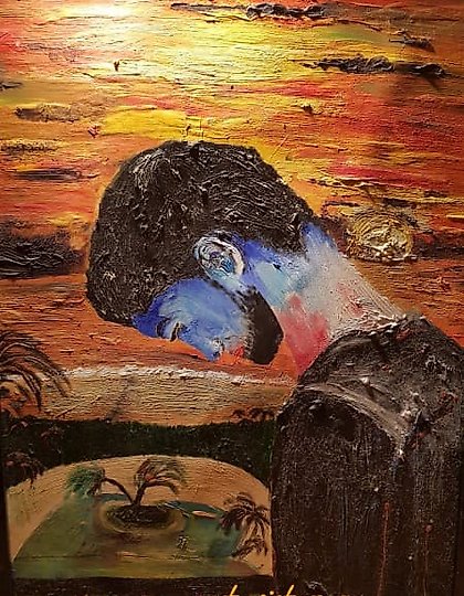 купить The end Масло, картон 