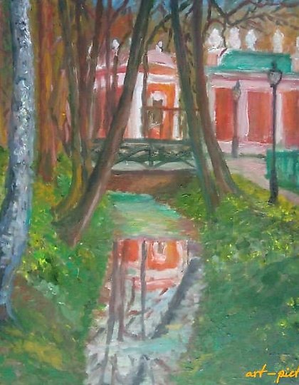 buy "In Kuskovo, oil on canvas."