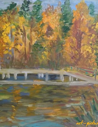 buy "Autumn Study, oil on canvas"
