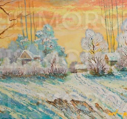 buy "Winter Evening" Canvas / Oil