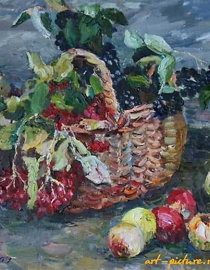 购买 卡利娜。布面油画。50 x 55 厘米